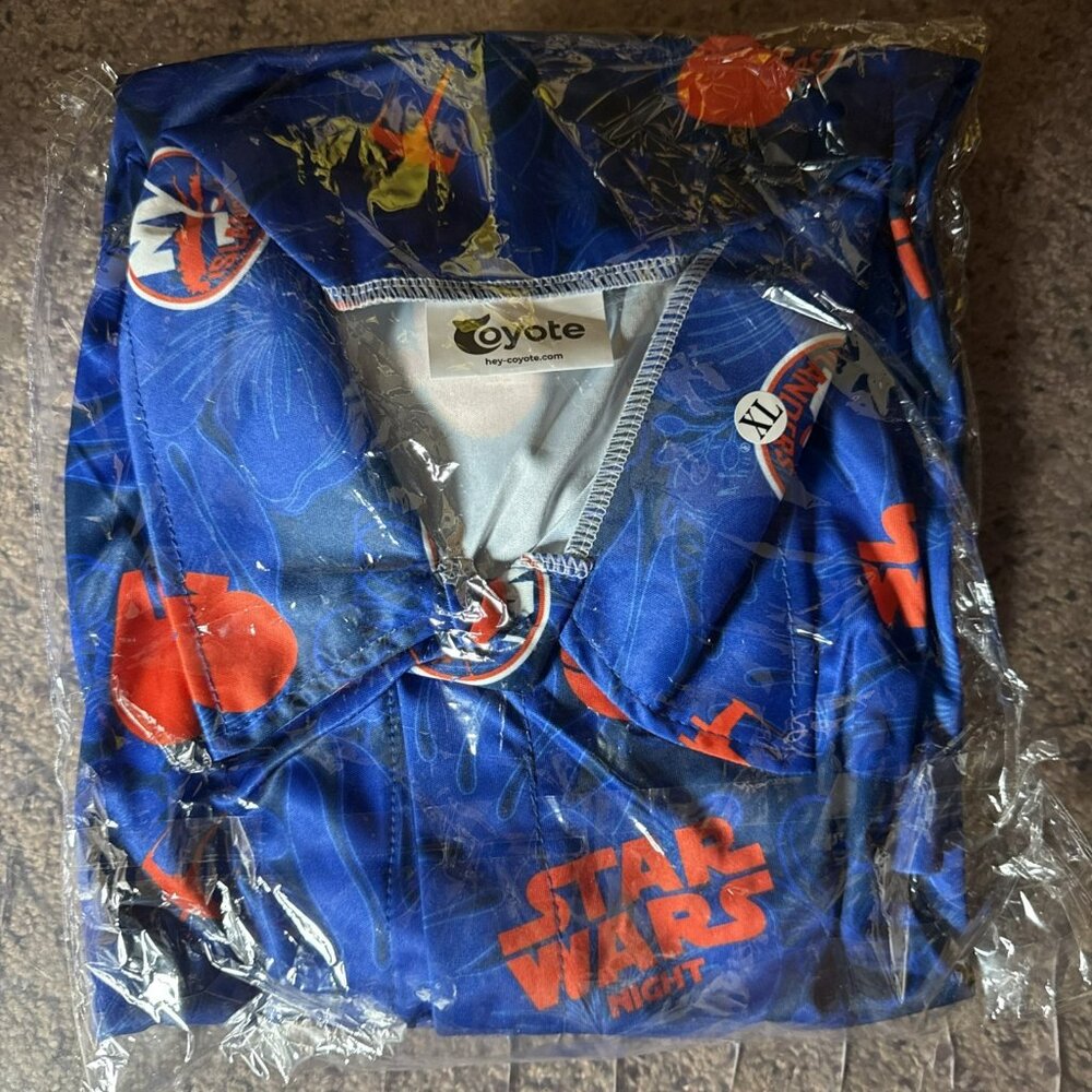 New York Islanders Star Wars Hawaiian Shirt Giveaway 2026 Size XL Unopened